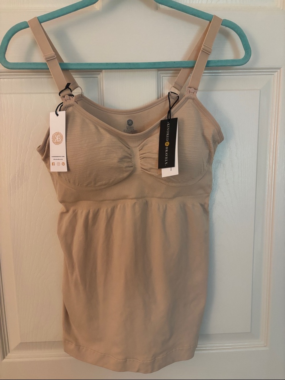 Kindred Bravely Sublime Beige Pumping Tank Cami Medium Busty Size NWT
